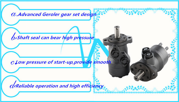 L'axe hydraulique du moteur 25.4mm d'OMR 100 à haute production de Danfoss remplacent OMR 1510402 1510702